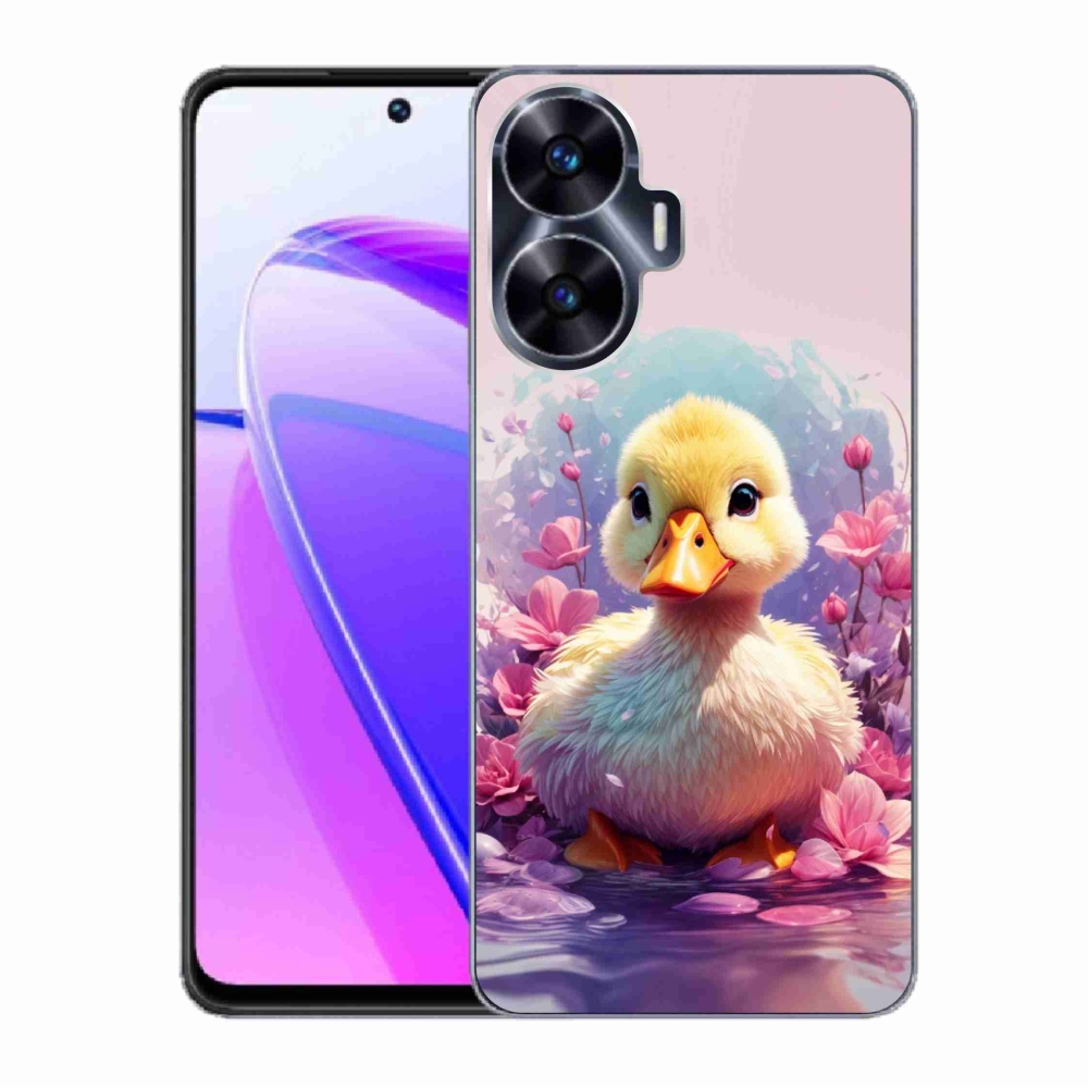 Gelový kryt mmCase na Realme C55 - kachnička