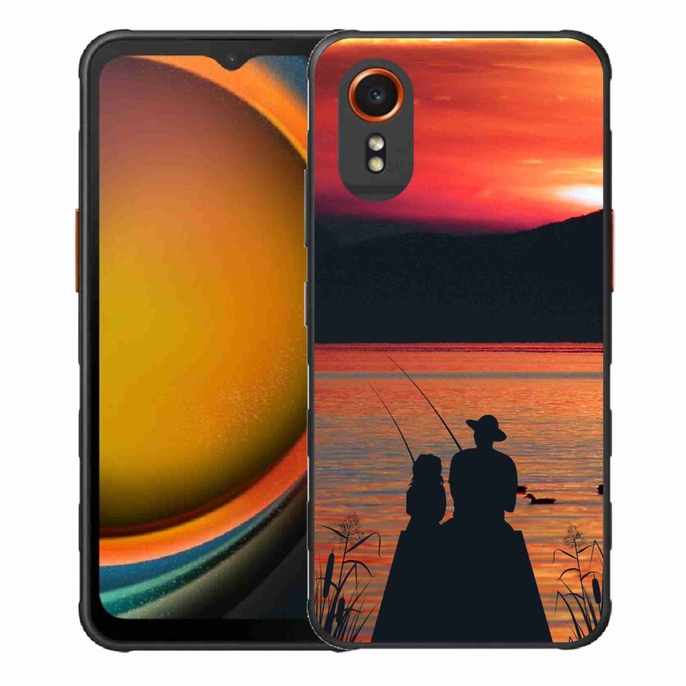 Gelový kryt mmCase na Samsung Galaxy Xcover 7 - rybaření 3