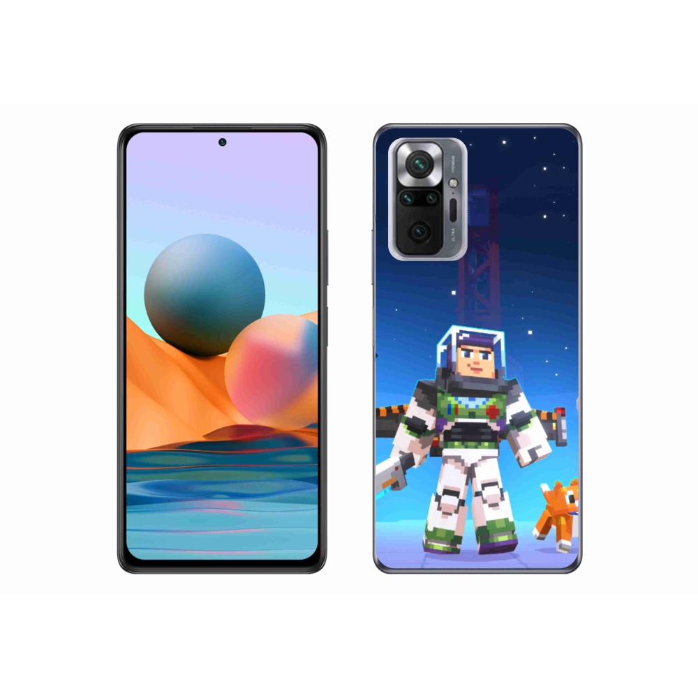 Gelový kryt mmCase na Xiaomi Redmi Note 10 Pro - minecraft 2