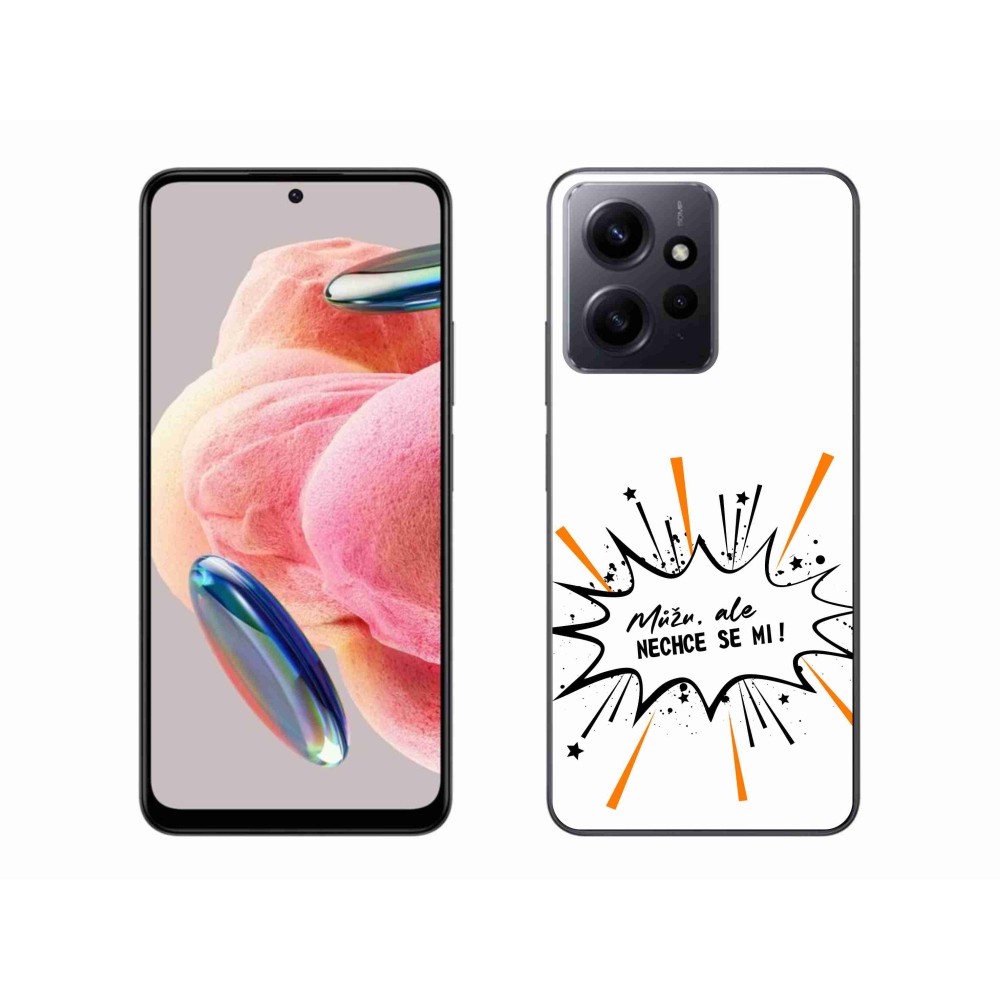 Gelový kryt mmCase na Xiaomi Redmi Note 12 4G - vtipný text 11 bílé pozadí