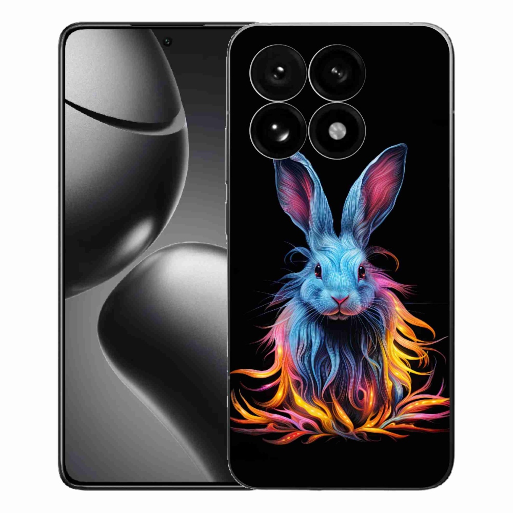 Gelový kryt mmCase na Xiaomi 15T - abstraktní zajíc