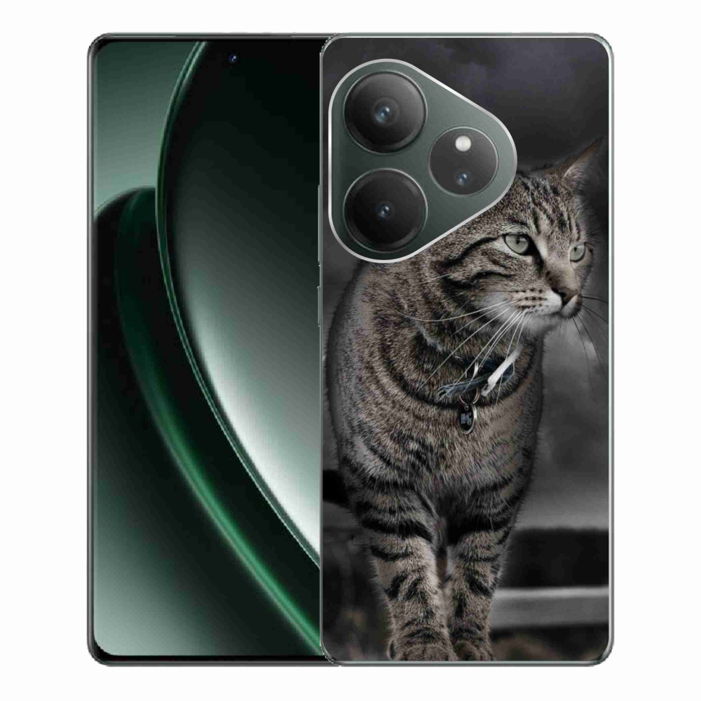 Gelový kryt mmCase na Realme GT 6 5G/GT 6T 5G - kočka
