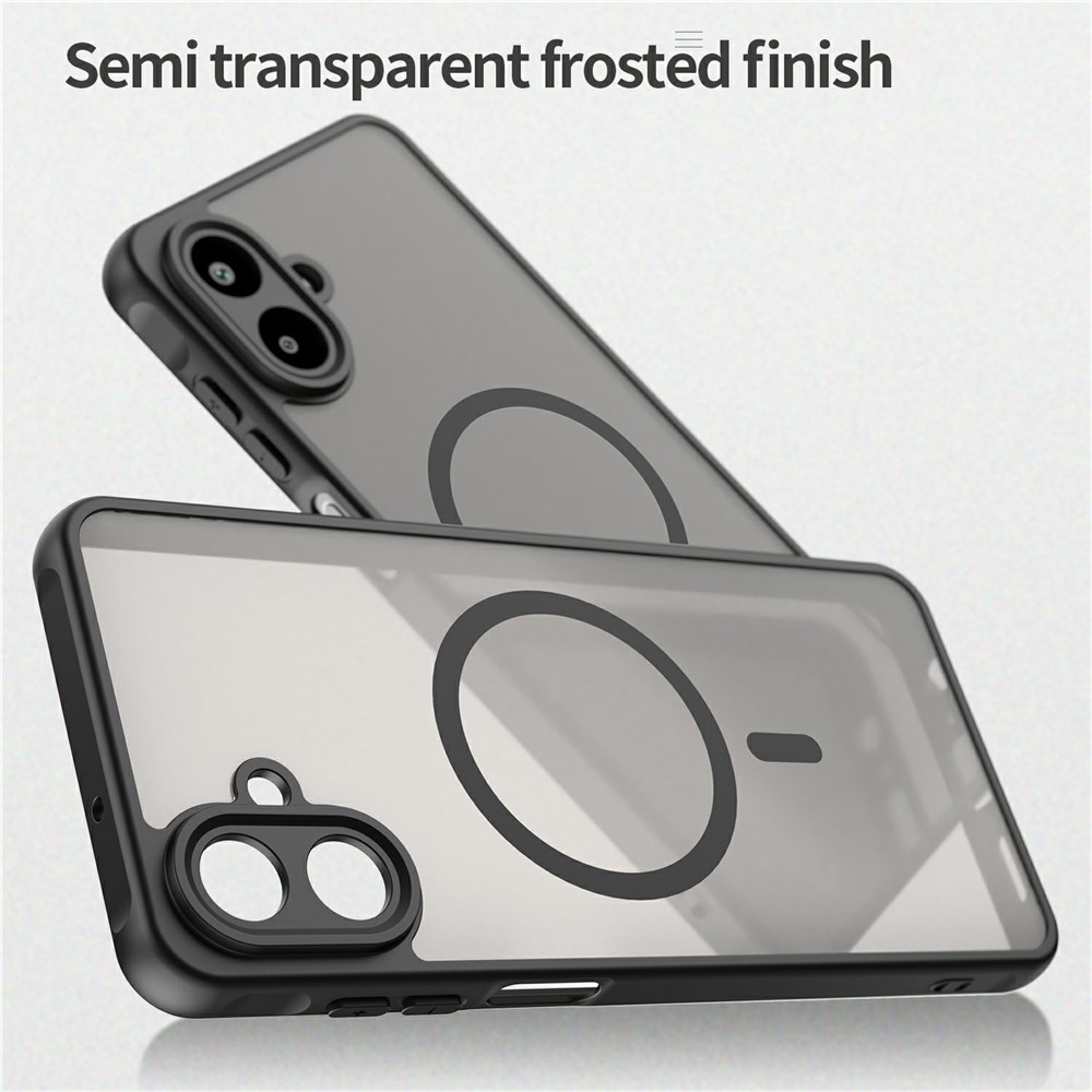 Case matný gelový obal s MagSafe na Samsung Galaxy A07 4G - černý