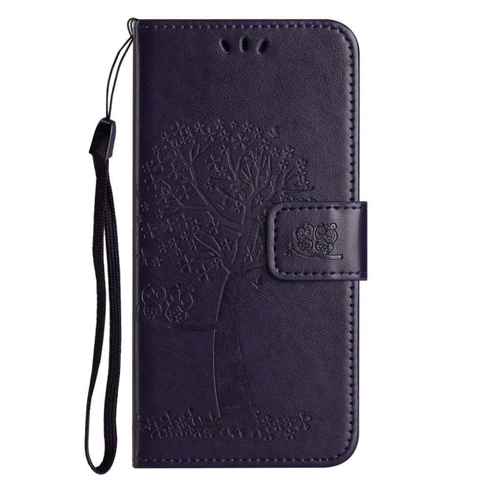 Tree knížkové pouzdro na iPhone 15 Pro Max - tmavěfialové