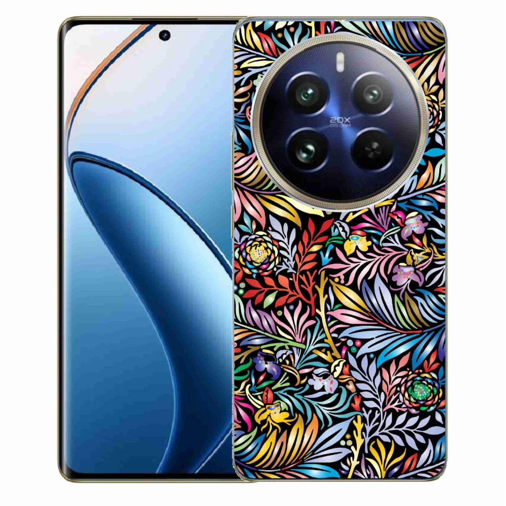 Gelový kryt mmCase na Realme 12 Pro 5G/12 Pro+ 5G - květiny 5
