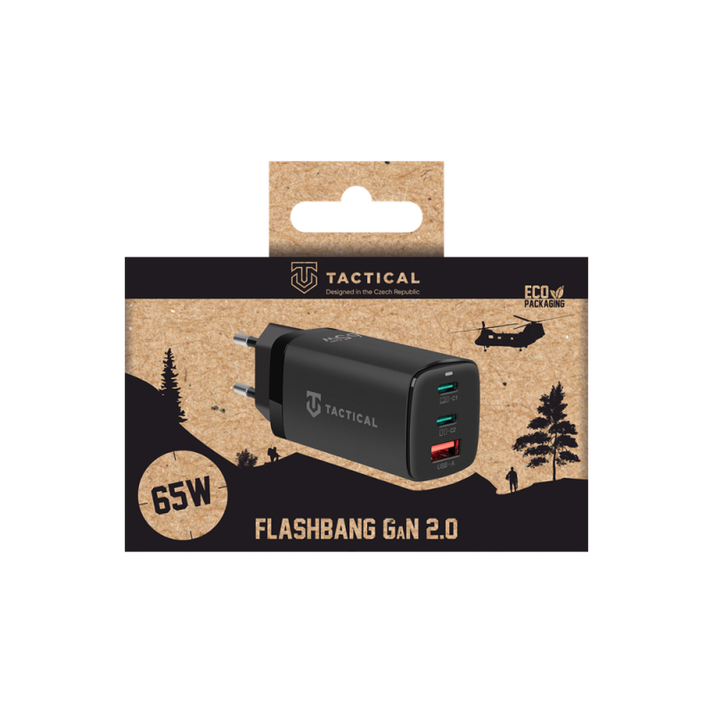 Tactical FlashBang 2.0 GaN 65W Black