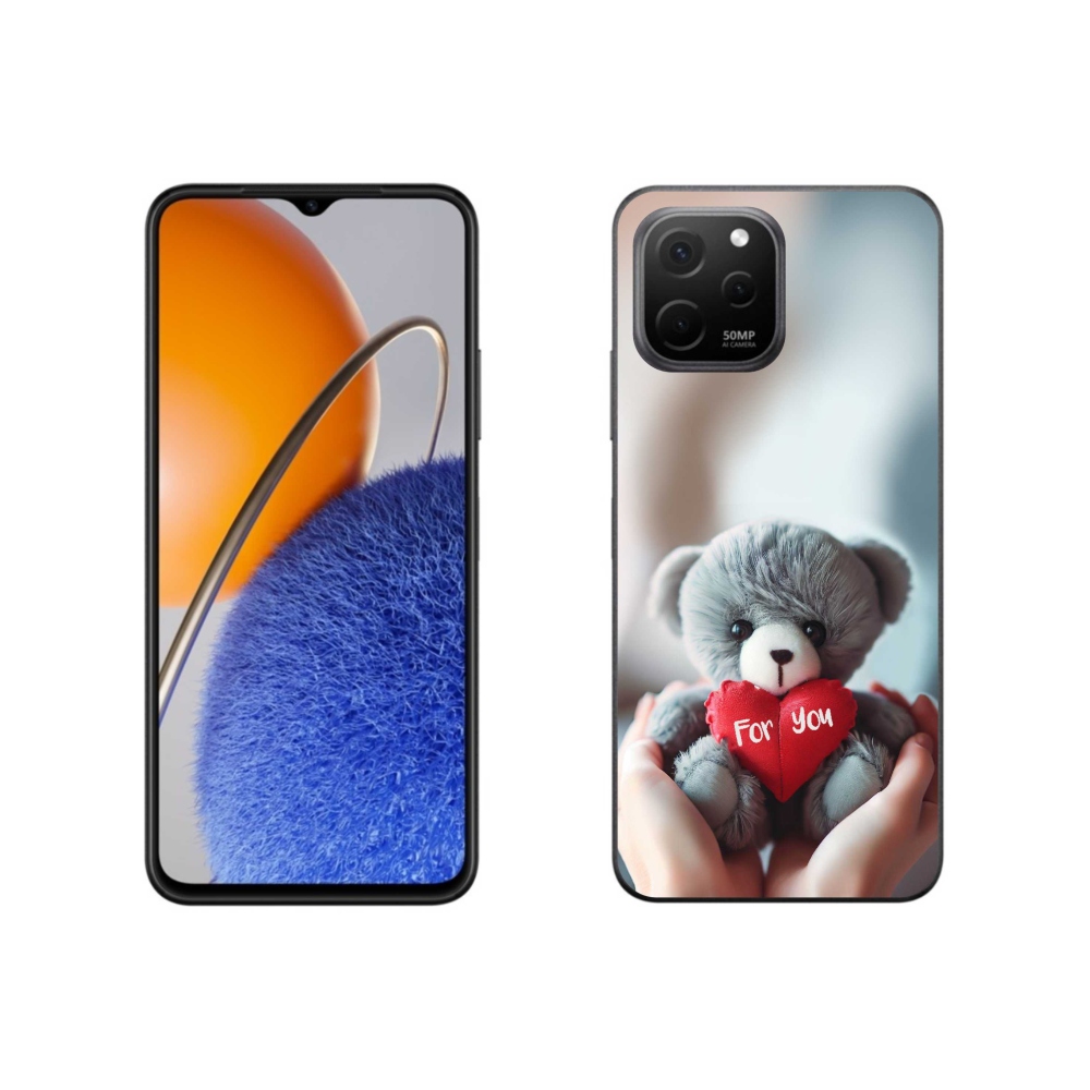 Gelový kryt mmCase na Huawei Nova Y61 - medvídek pro zamilované