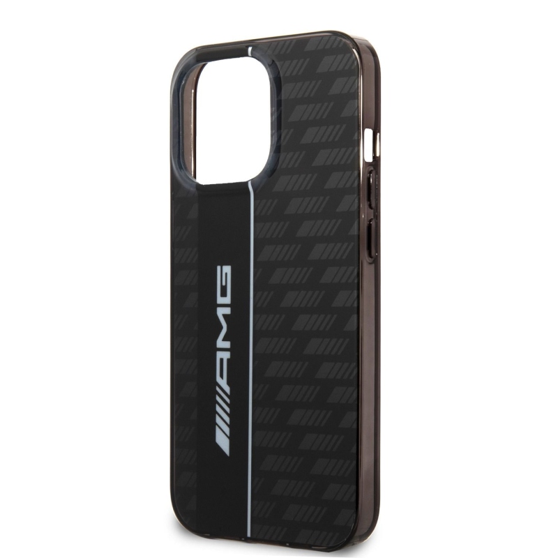 AMG Carbon Pattern Zadní Kryt pro iPhone 13 Pro Black