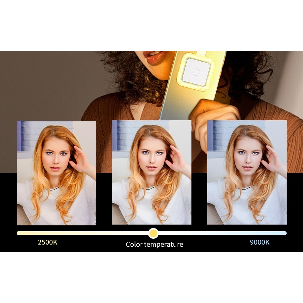 V18 magnetické přisvětlovací LED světlo na mobil - bílé