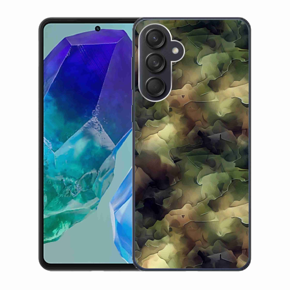 Gelový kryt mmCase na Samsung Galaxy M55 5G - maskáčový vzor 10