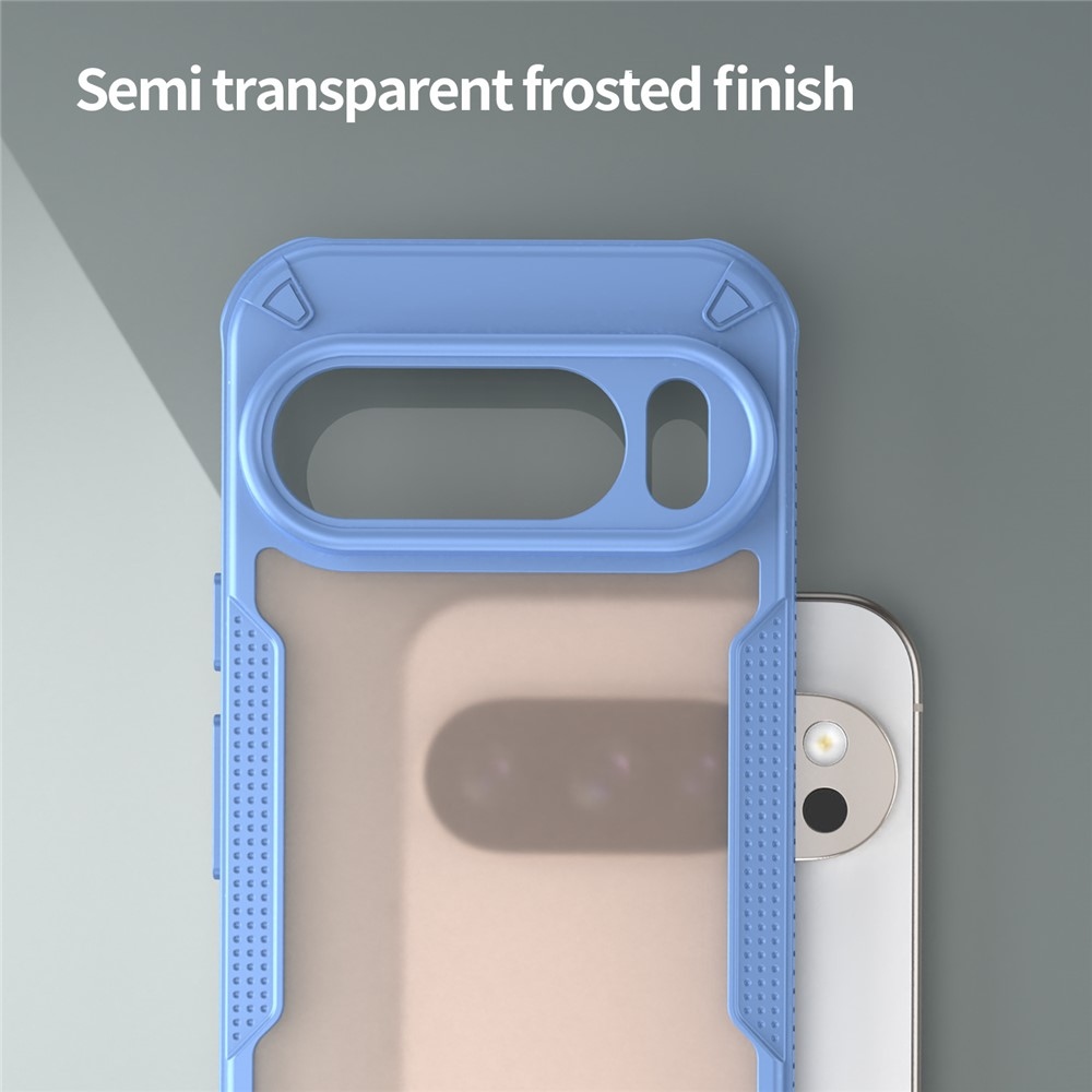 Frosted odolný kryt na Google Pixel 10 Pro/Pixel 10 - modrý