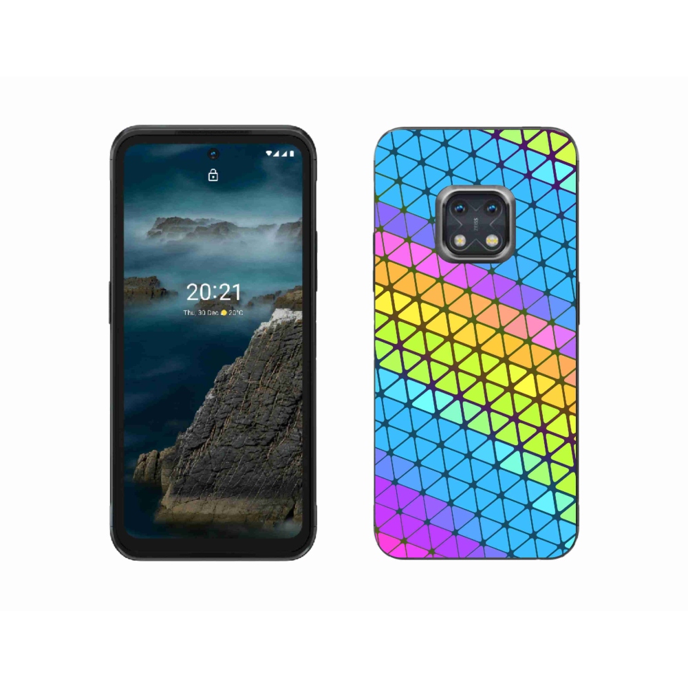 Gelový kryt mmCase na Nokia XR20 - abstraktní motiv 16