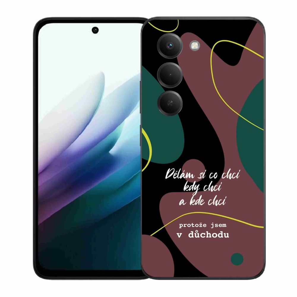 Gelový kryt mmCase na Xiaomi Redmi 15 4G/5G (171mm) - vtipný text 10 černé pozadí