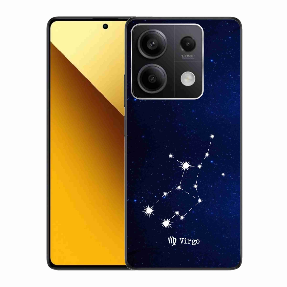Gelový kryt mmCase na Xiaomi Redmi Note 13 5G - souhvězdí Panny