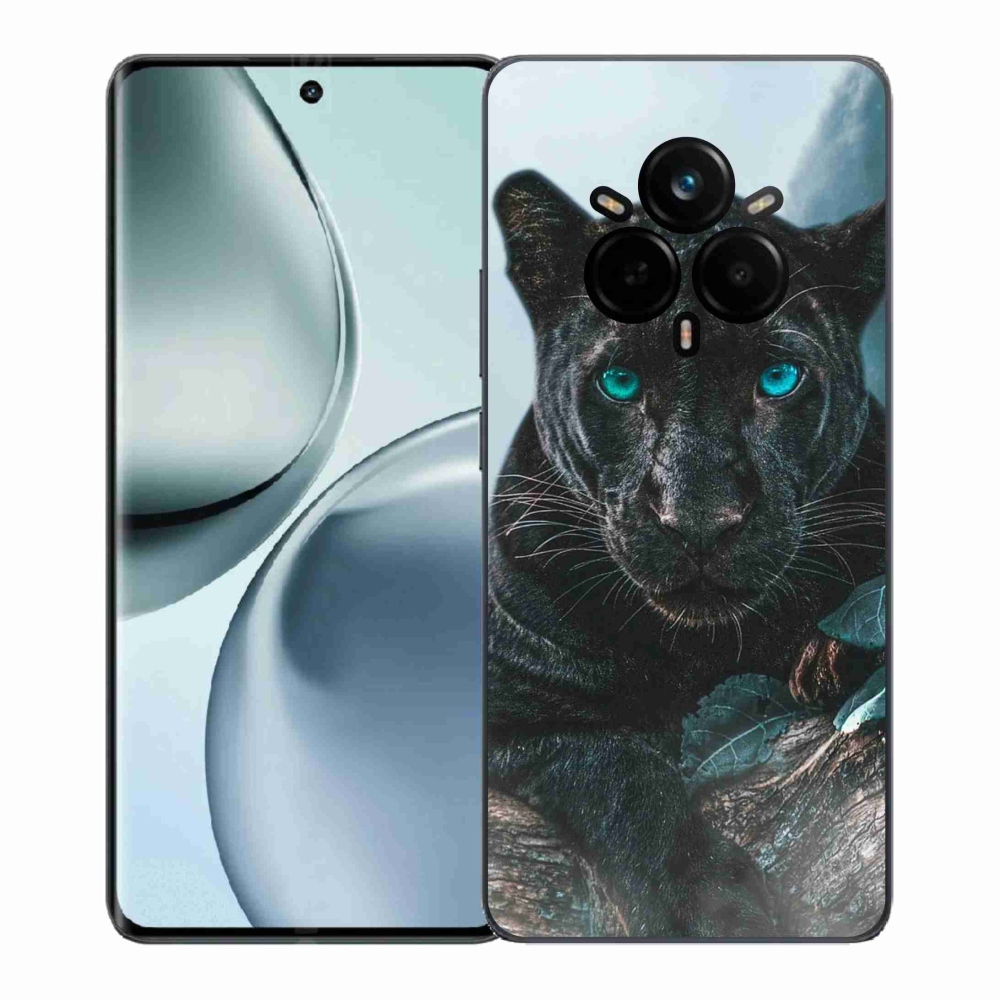 Gelový kryt mmCase na Realme 14 Pro+ 5G - černý panter