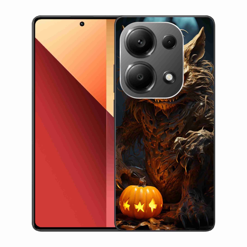 Gelový kryt mmCase na Xiaomi Redmi Note 13 Pro 4G/Poco M6 Pro - halloweenská příšera