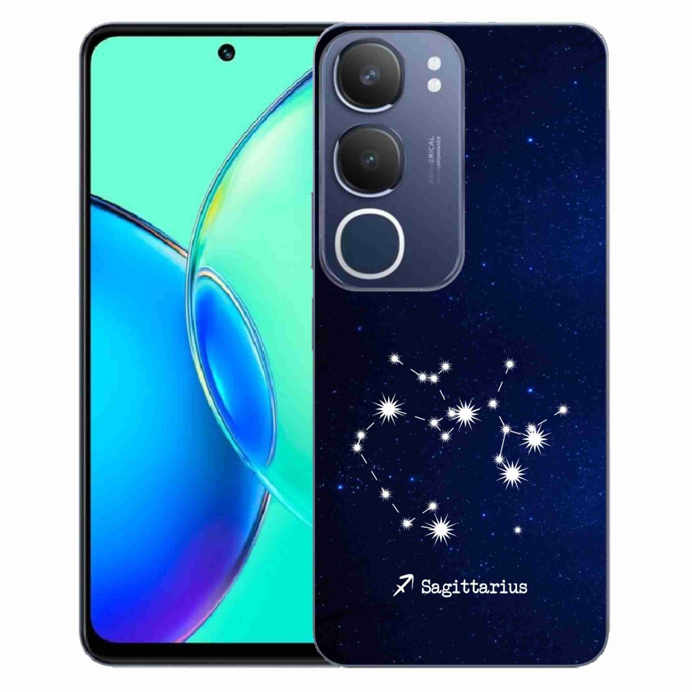 Gelový kryt mmCase na Vivo Y19s - souhvězdí Střelce