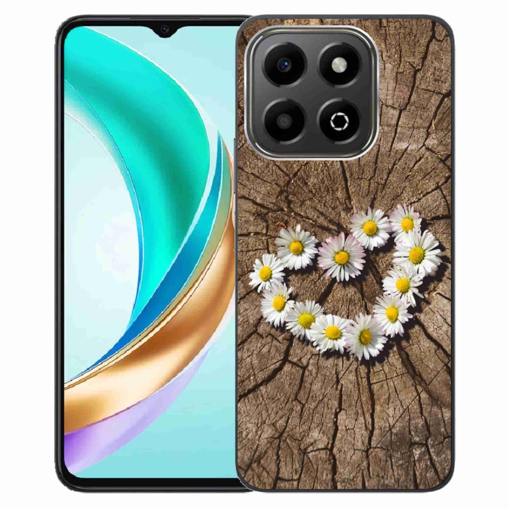 Gelový kryt mmCase na Honor X6b - srdce z kopretin