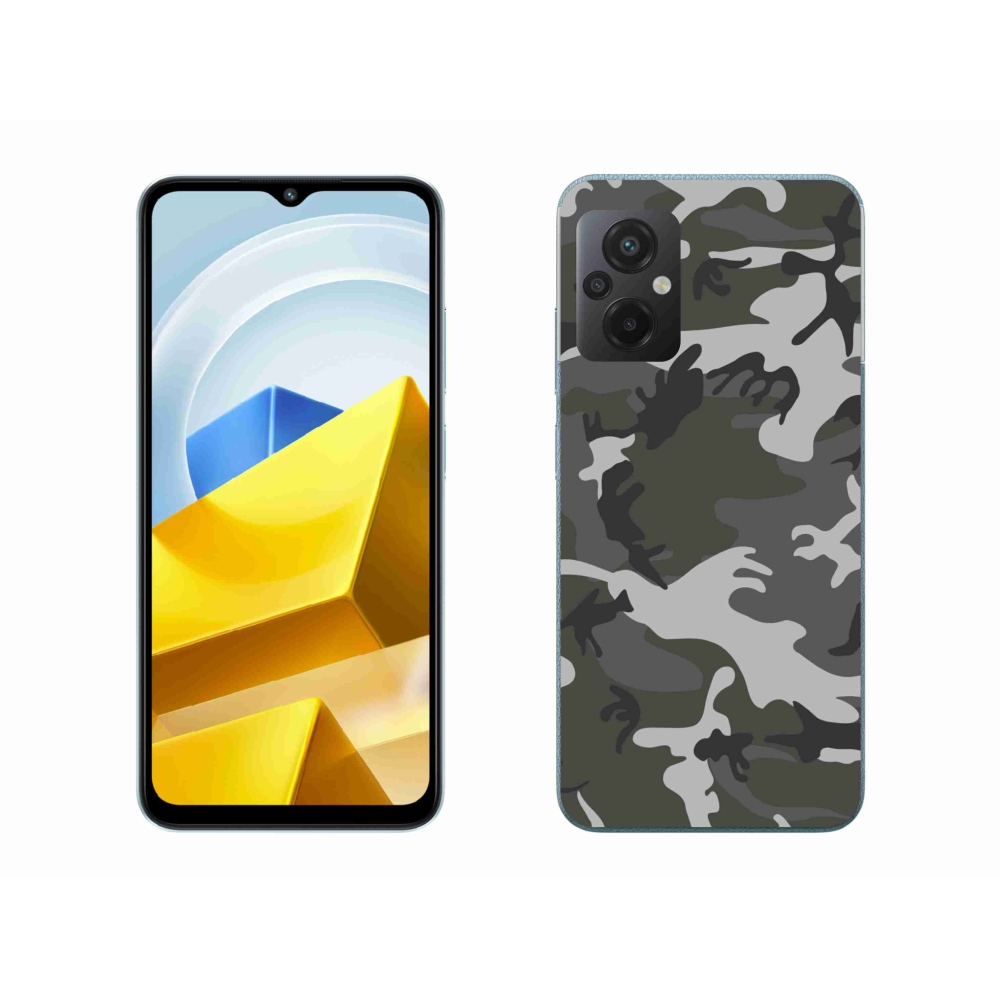 Gelový kryt mmCase na Xiaomi Poco M5 4G - maskáčový vzor