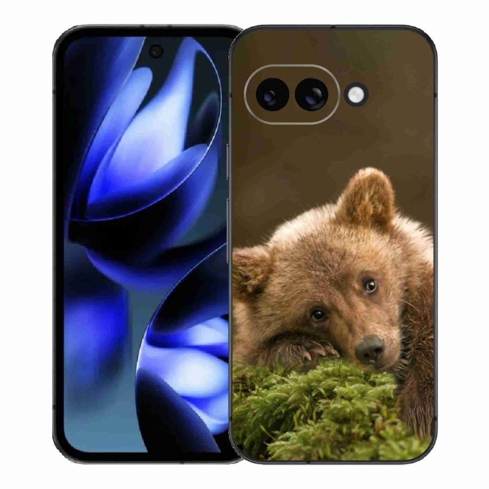 Gelový kryt mmCase na Google Pixel 9a - medvěd