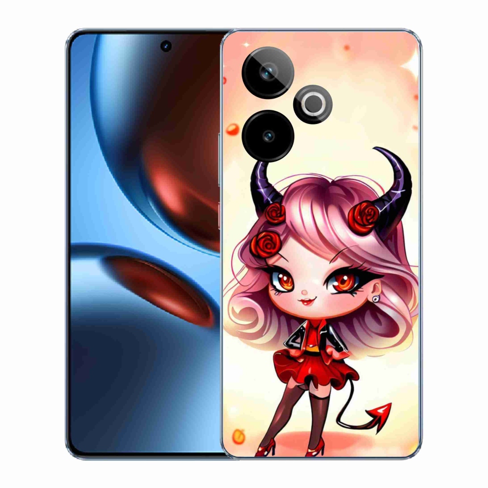 Gelový kryt mmCase na Realme GT 7 5G/GT 7T 5G - kreslená čertice