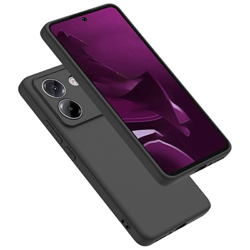 Matný gelový obal na Xiaomi Poco M7 Pro 5G - černý