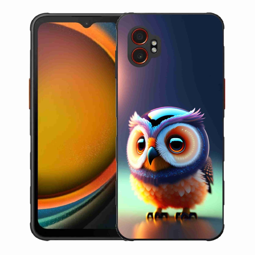 Gelový kryt mmCase na Samsung Galaxy Xcover 7 Pro - sovička