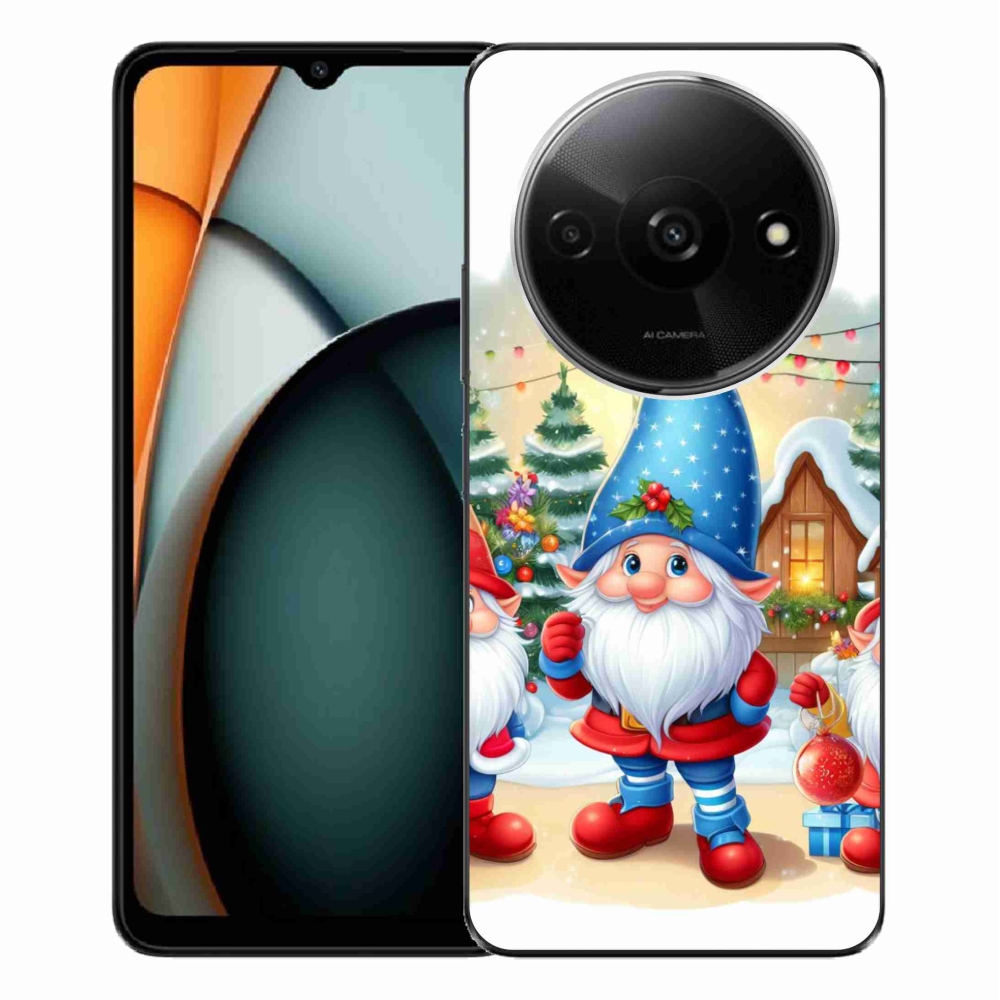 Gelový kryt mmCase na Xiaomi Redmi A3 - vánoční skřítci