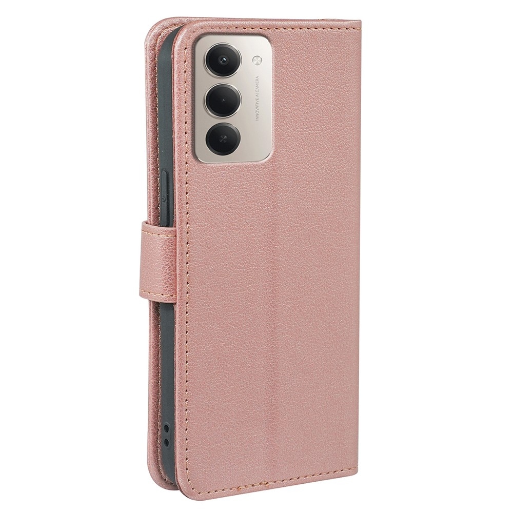 Clasp knížkové pouzdro na Xiaomi Redmi 15 5G - růžovozlaté