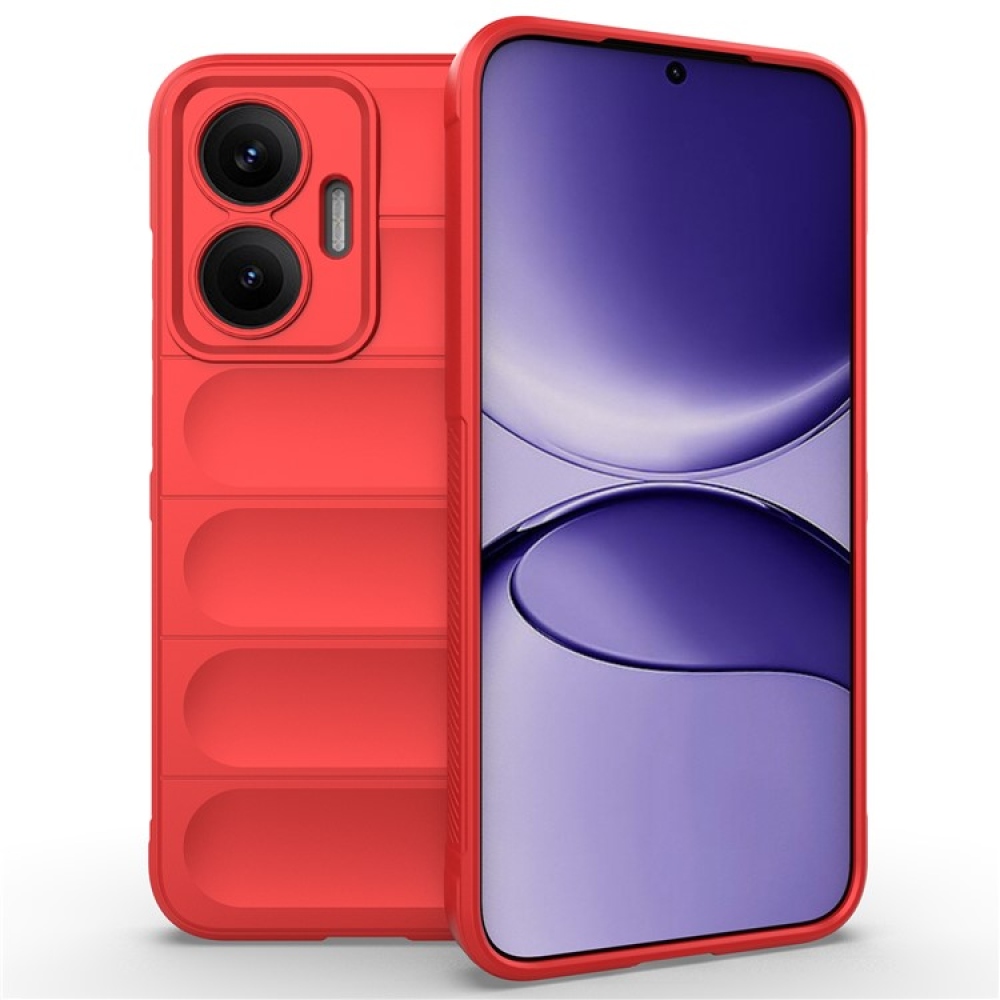 Rugg odolný gelový obal na Xiaomi Poco F7 5G - červený