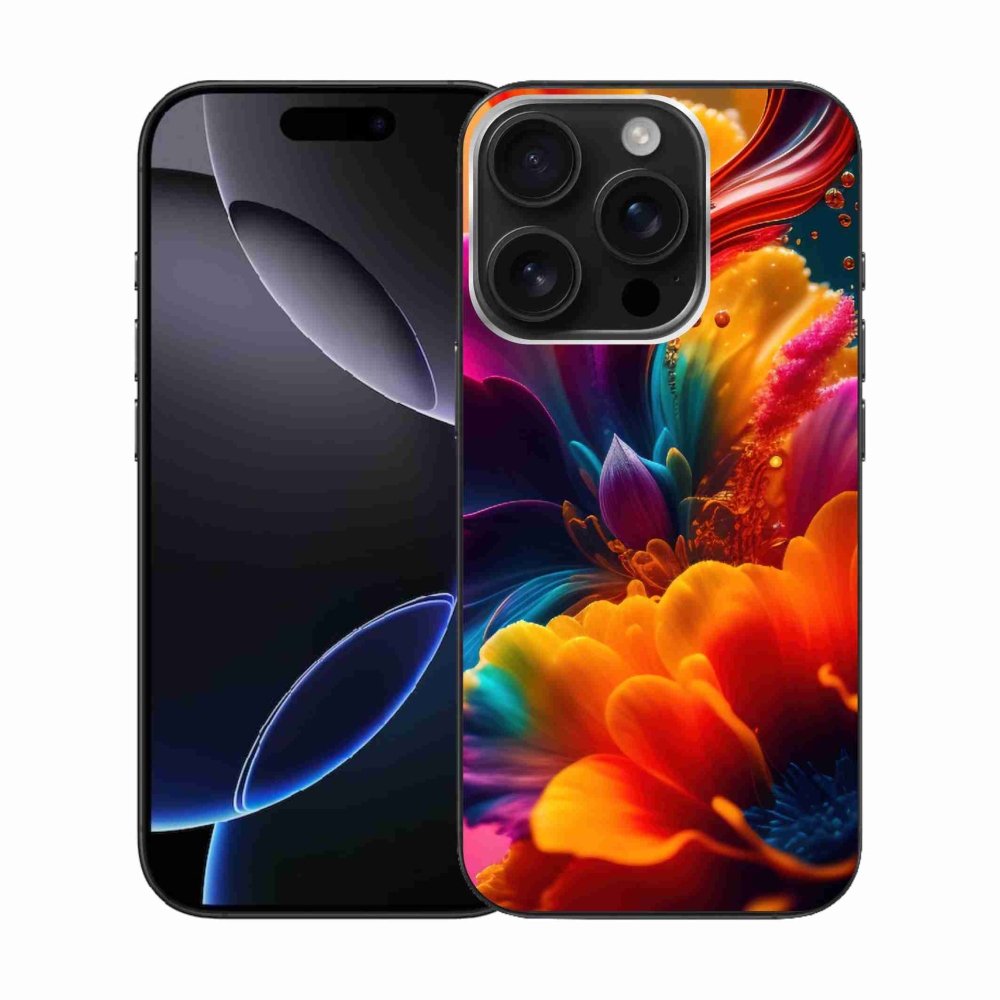Gelový kryt mmCase na iPhone 16 Pro - abstraktní motiv 2