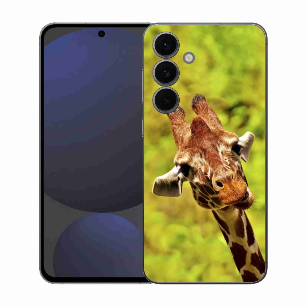 Gelový kryt mmCase na Samsung Galaxy S25 FE - žirafa