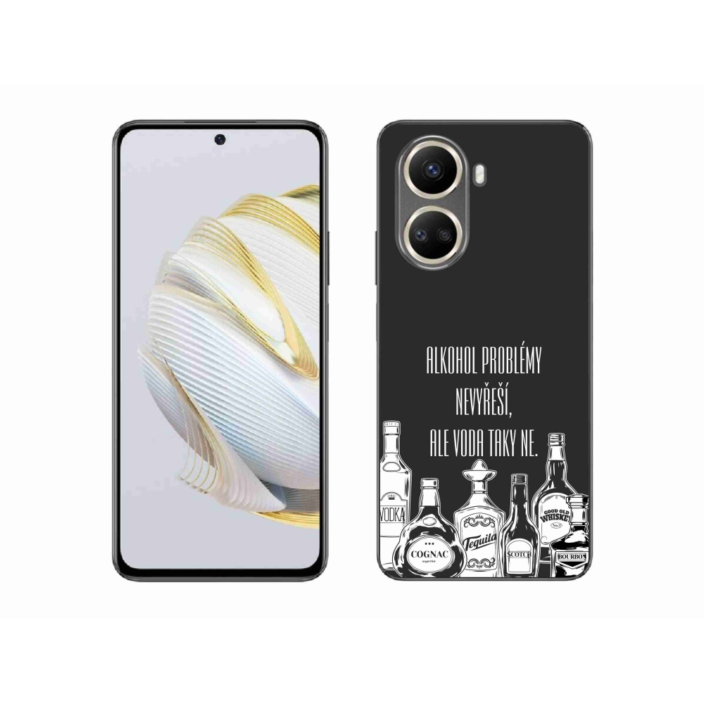 Gelový kryt mmCase na Huawei Nova 10 SE - vtipný text černé pozadí