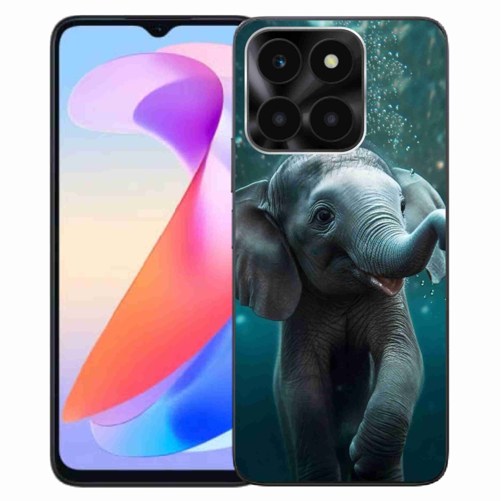 Gelový kryt mmCase na Honor X6a - slůně pod vodou