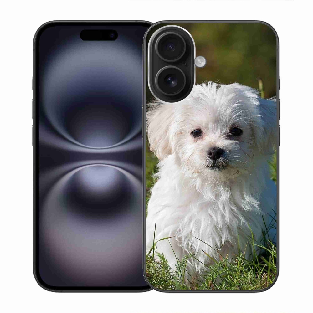 Gelový obal mmCase na iPhone 16 - bišonek