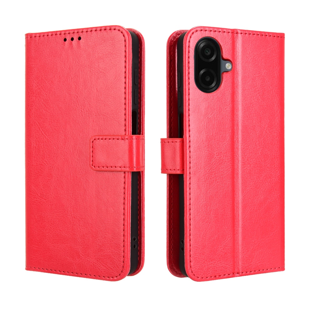 Crazy knížkové pouzdro na Samsung Galaxy A07 4G - červené