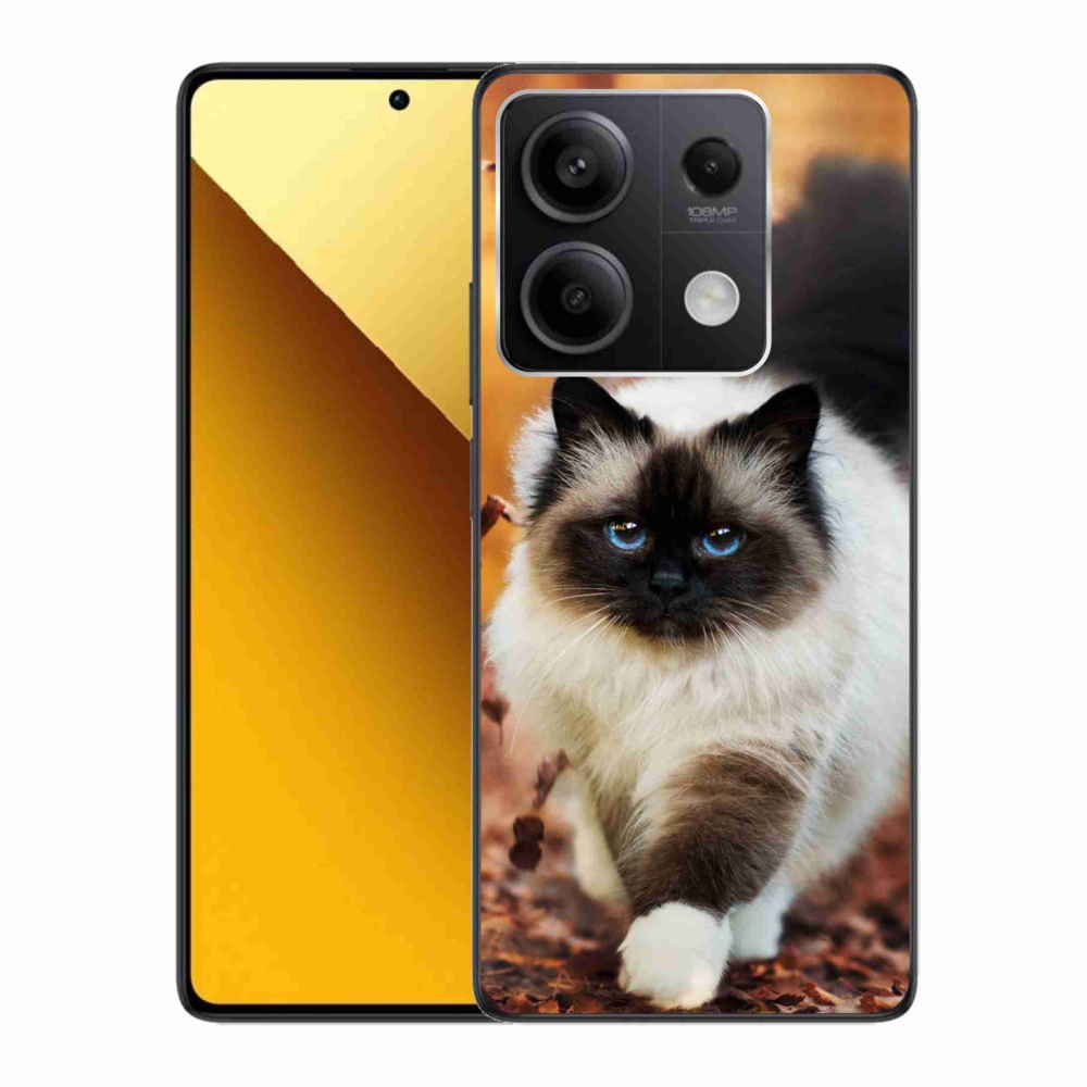 Gelový obal mmCase na Xiaomi Redmi Note 13 5G - kočka