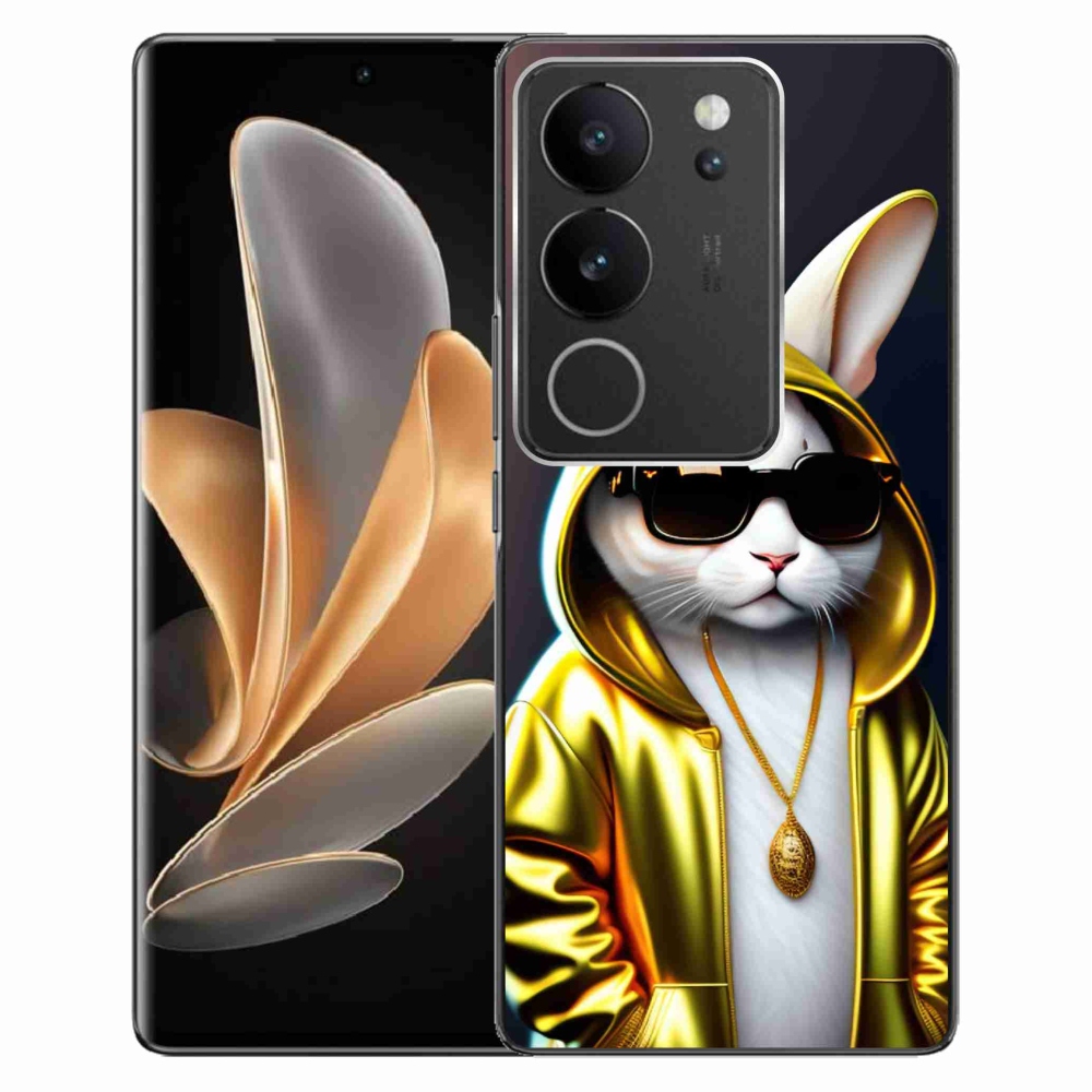 Gelový kryt mmCase na Vivo V29 5G - kočka boss