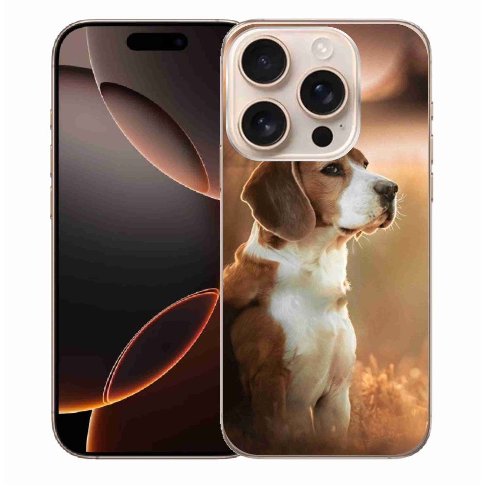 Gelový kryt mmCase na iPhone 16 Pro Max - bígl