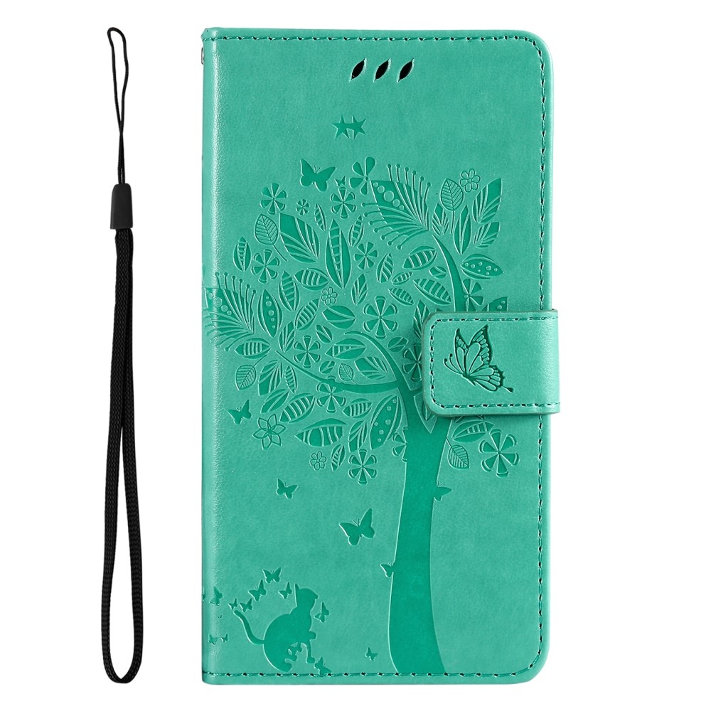 Trees knížkové pouzdro na Xiaomi Redmi Note 13 - modrozelené