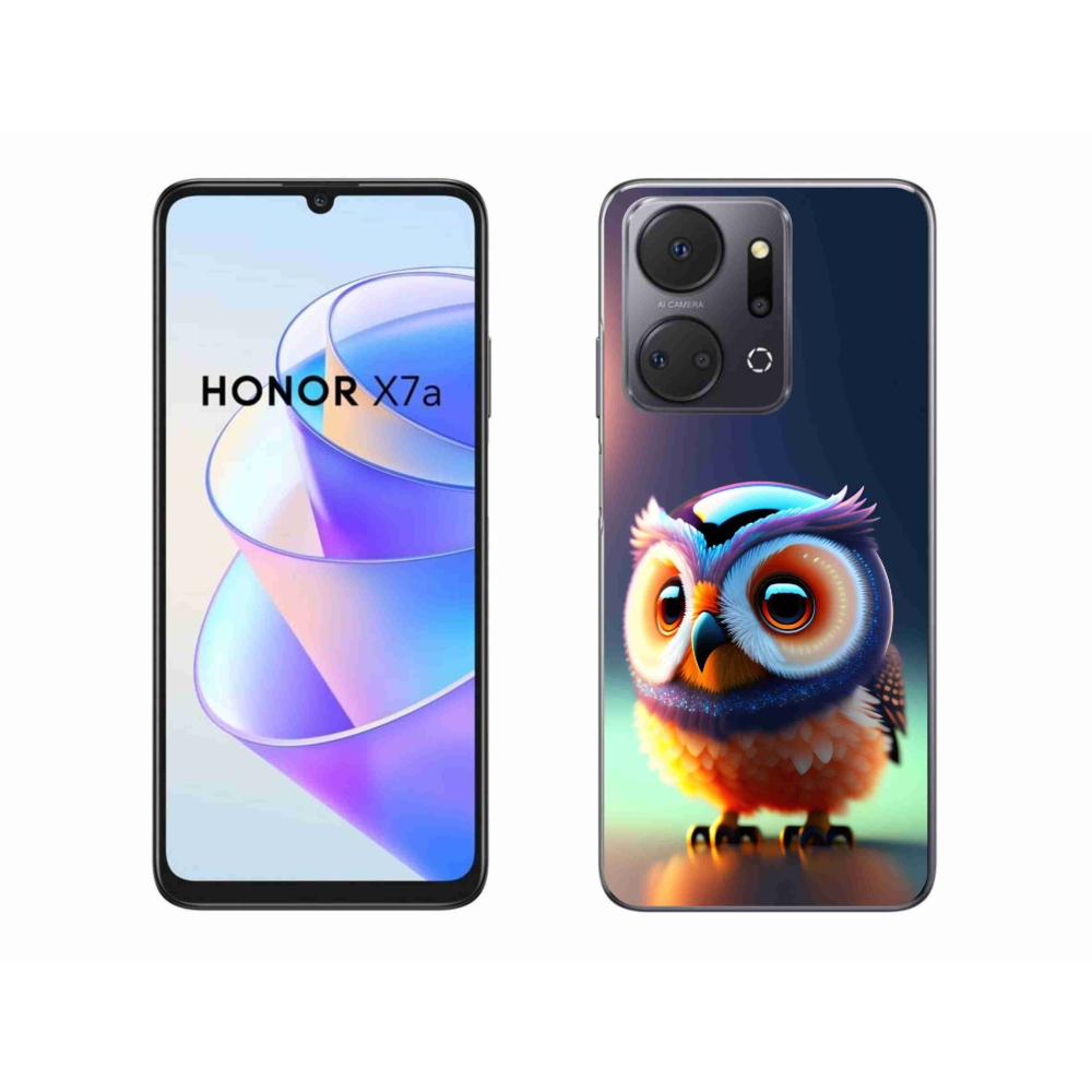Gelový kryt mmCase na Honor X7a - sovička