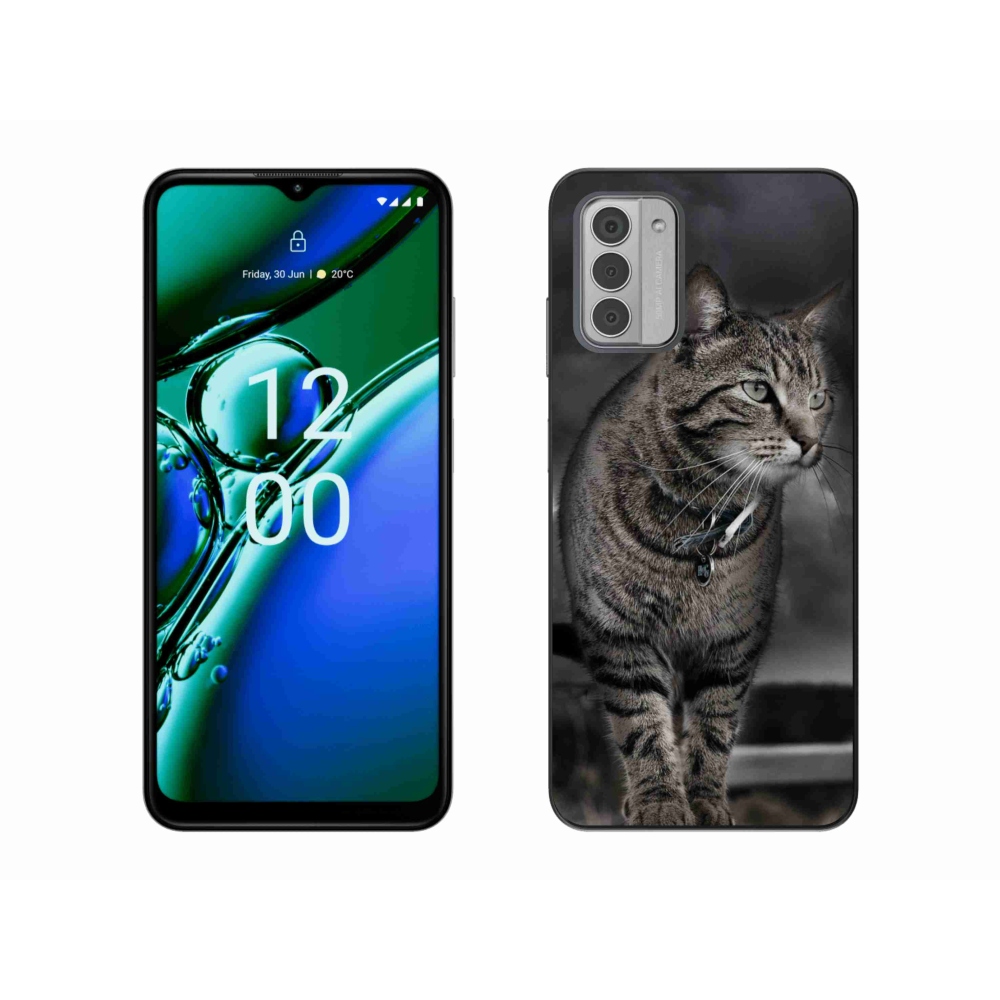 Gelový kryt mmCase na Nokia G42 - kočka
