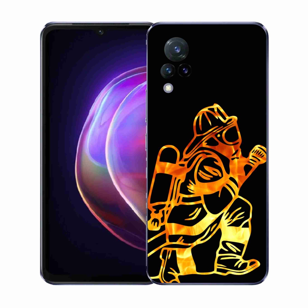 Gelový kryt mmCase na Vivo V21 4G/5G - hasič 1