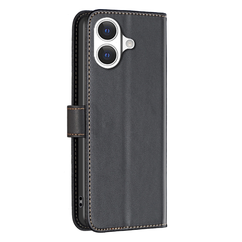 BNF knížkové pouzdro na iPhone 17 - černé