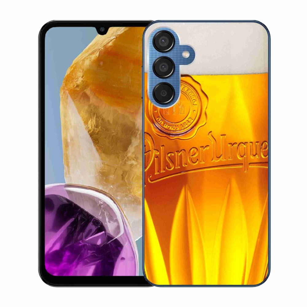 Gelový kryt mmCase na Samsung Galaxy M15 5G - pivo