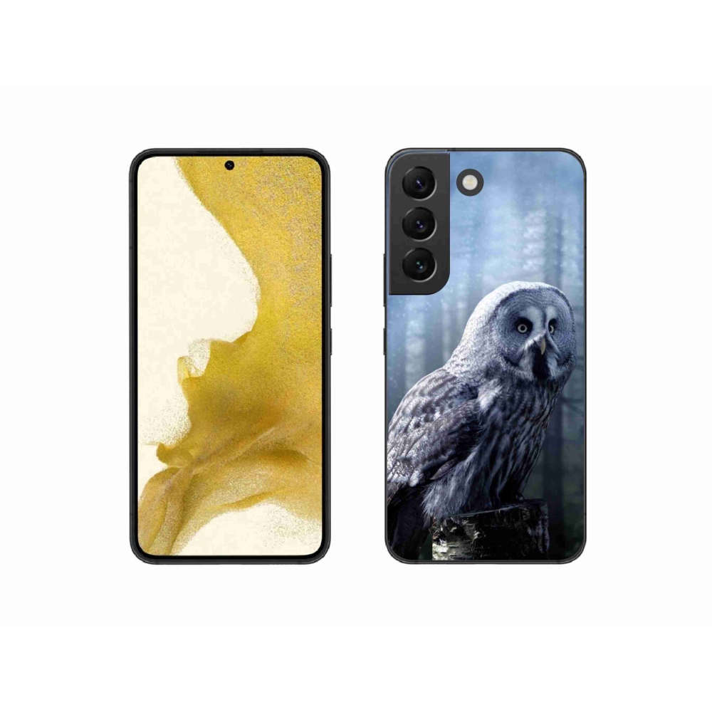 Gelový kryt mmCase na Samsung Galaxy S22 5G - sova
