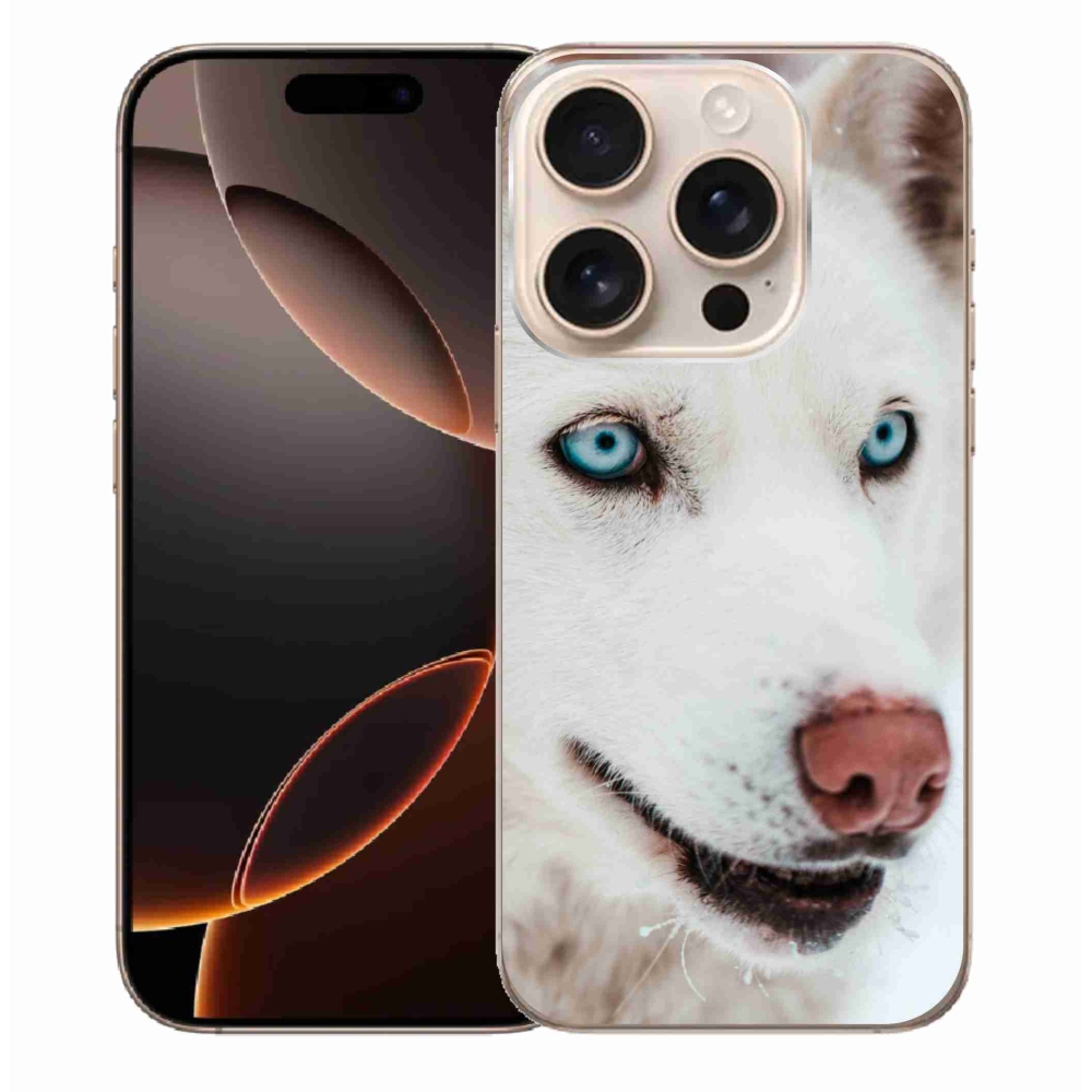 Gelový obal mmCase na iPhone 16 Pro Max - psí pohled