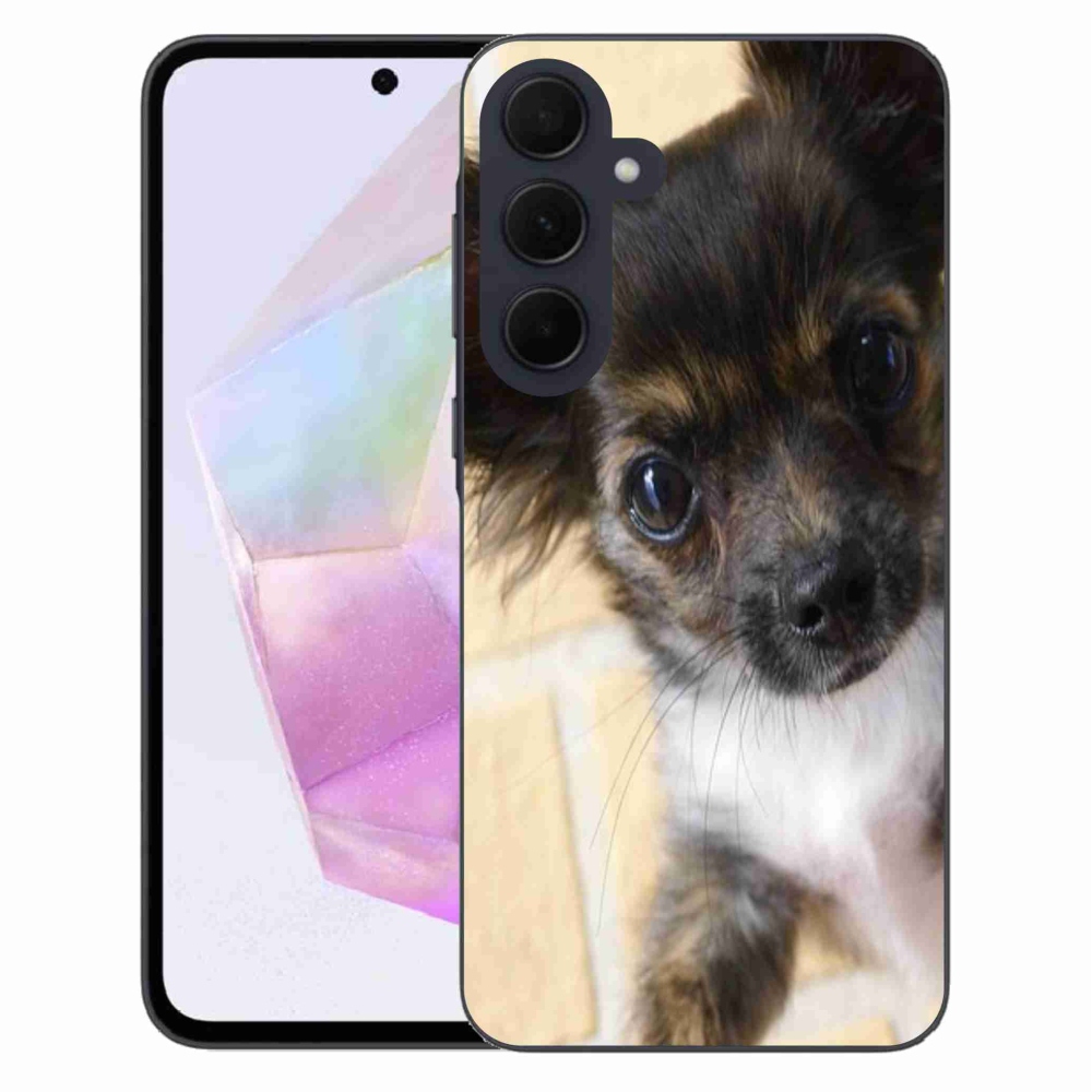 Gelový obal mmCase na Samsung Galaxy A35 5G - čivava 2