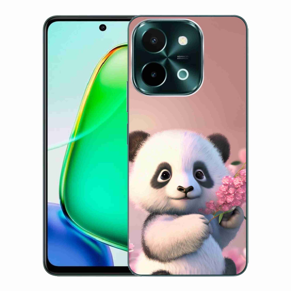 Gelový kryt mmCase na Vivo Y28 - roztomilá panda