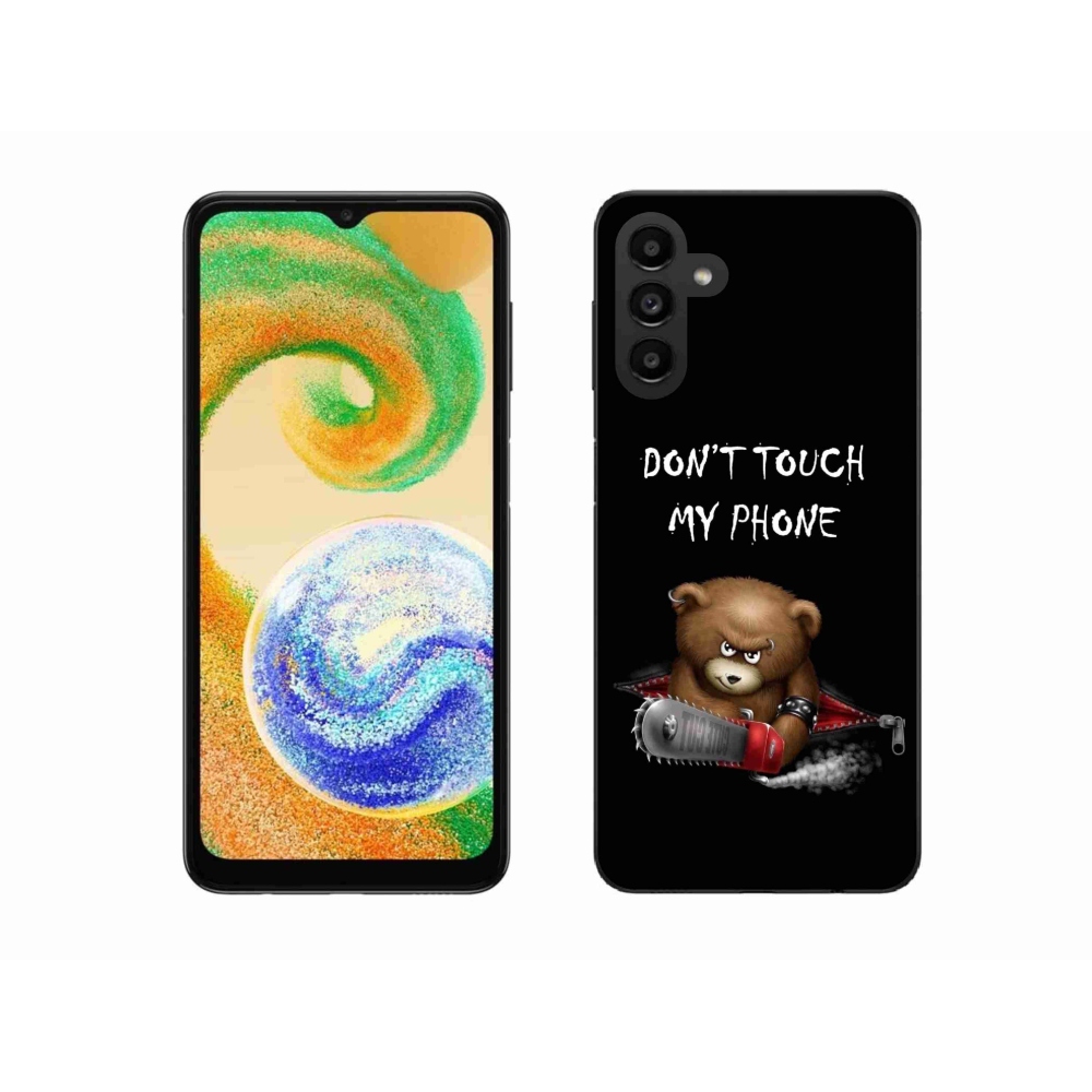 Gelový kryt mmCase na Samsung Galaxy A04s (164.7x76.7x9.1mm) - nesahej na telefon